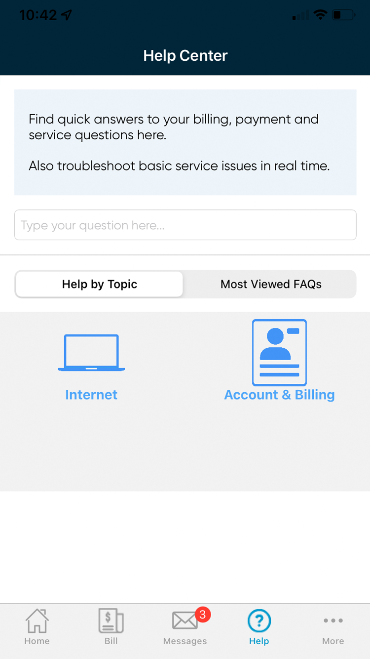 My altafiber App